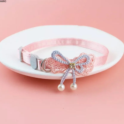 Pink Bowtie Collar