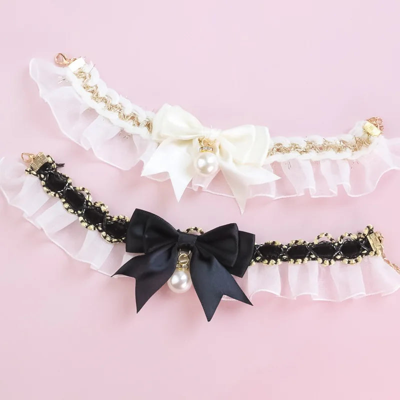 Bow Lace Collar