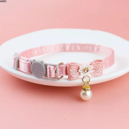 Pink Bowtie Collar