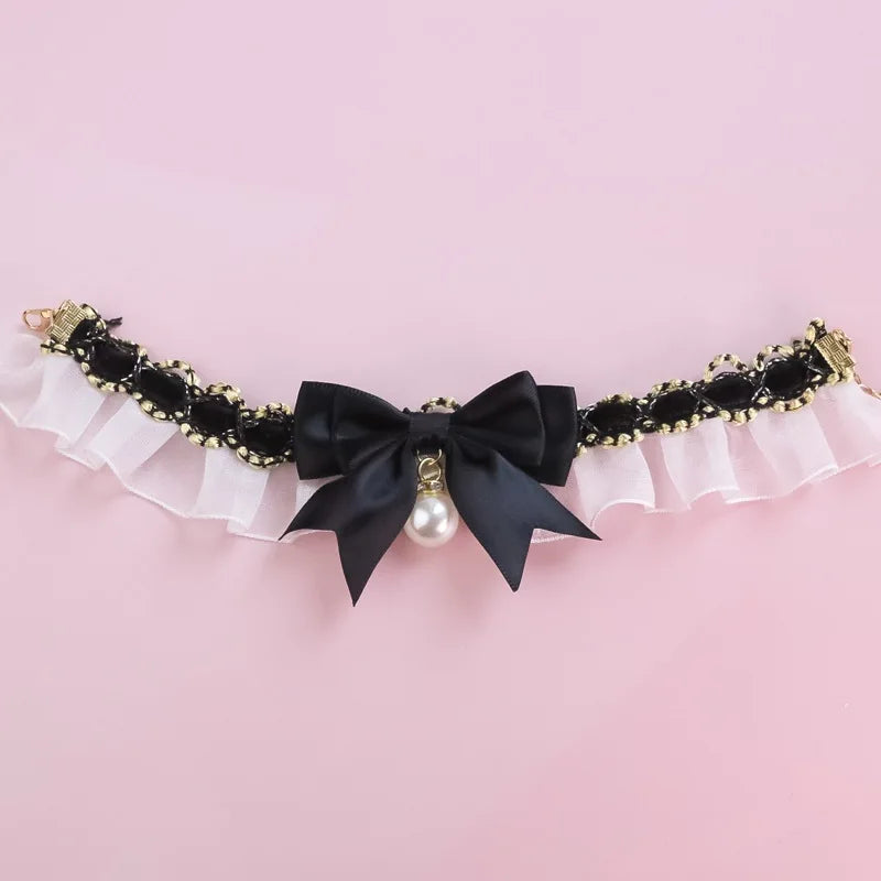 Bow Lace Collar